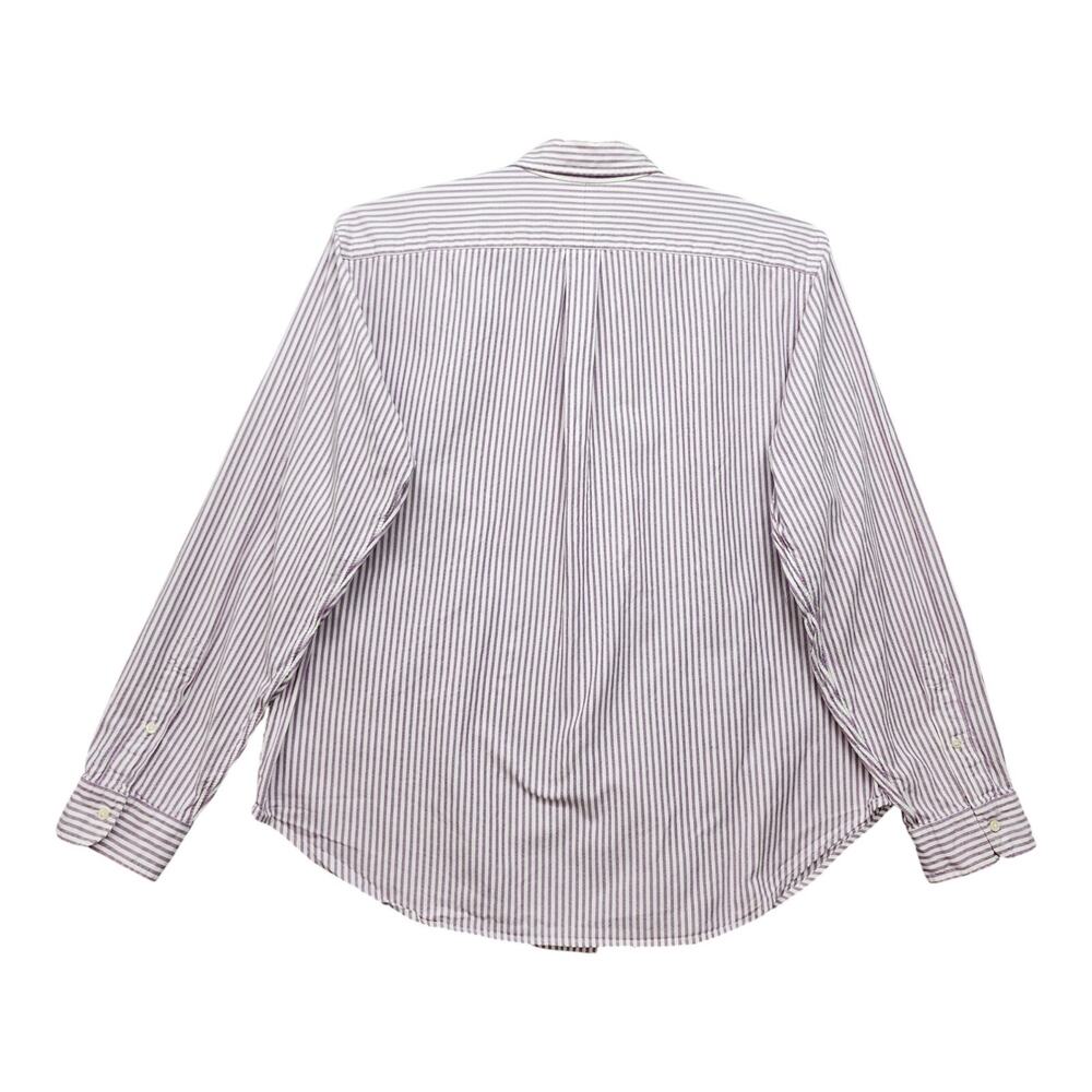 Ralph Lauren Classic Fit Shirt Men’s XXL Plum White Stripe Button Down Career - Picture 7 of 13